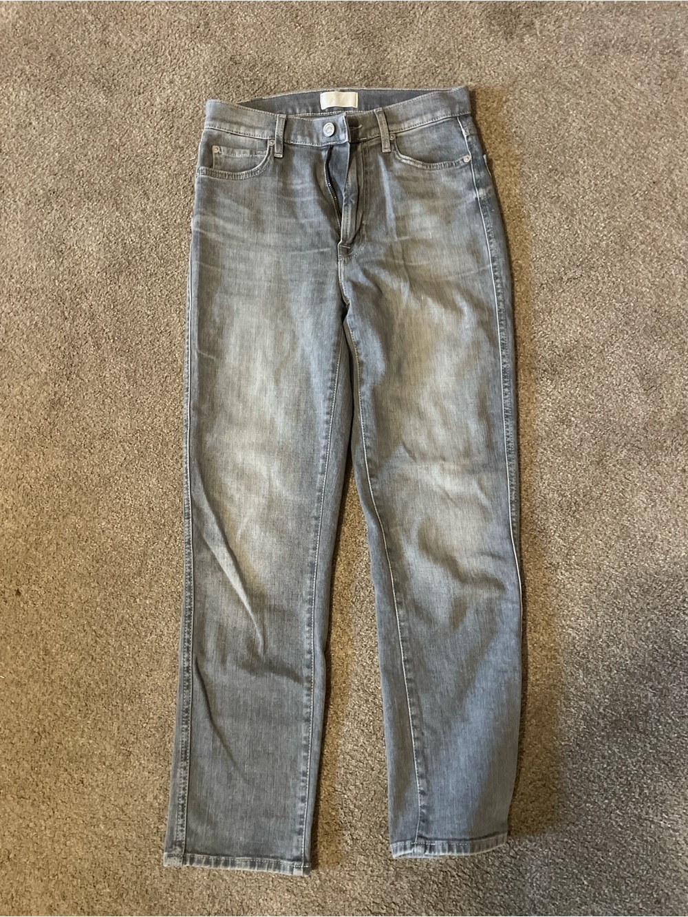 Lucky Brand Women's Light Gray Straight Leg Jeans